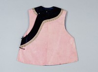 藏品(紅棕色提花布少女背心)的圖片