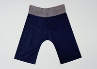 藏品(黑色提花綢合襠褲)的圖片