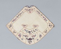 藏品(白棉布寶相花紋肚兜)的圖片