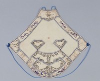 藏品(米色素緞回紋女肚兜)的圖片