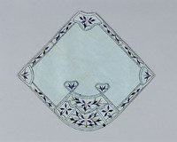 藏品(天青色葉紋女肚兜)的圖片