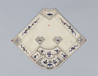 藏品(湖水綠鳥紋女肚兜)的圖片