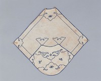 藏品(白棉布盤長紋肚兜)的圖片