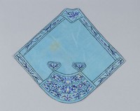 藏品(天藍色花鳥紋肚兜)的圖片