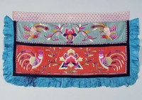 藏品(牡丹雙雉彩繡帷幔)的圖片