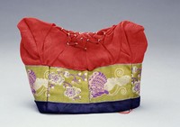 藏品(紅頂彩繡童帽)的圖片