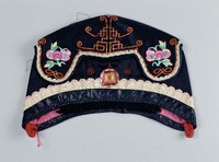 藏品(雙萬字紋童帽)的圖片