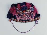 藏品(獅頭彩繡童帽)的圖片