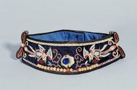 藏品(綴藍寶石童帽)的圖片