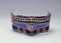 藏品(金葉子彩繡童帽)的圖片