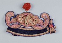 藏品(蝙蝠形彩繡童帽)的圖片