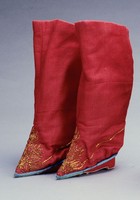 藏品(紅色繡金線帶筒三寸金蓮)的圖片