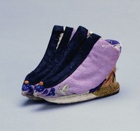 藏品(紫色黑邊三寸金蓮)的圖片