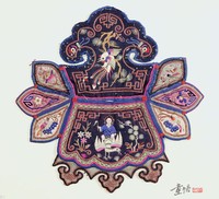 藏品(王字紋彩繡童帽)的圖片