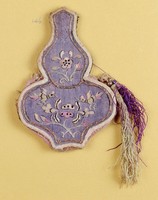 藏品(藍色葫蘆形煙草袋)的圖片