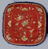 藏品(花鳥紋枕頭飾)的圖片