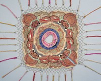 藏品(四獅頭紋繡金雲肩)的圖片