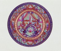 藏品(鳳凰彩繡茶墊)的圖片