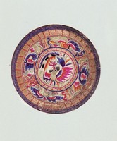 藏品(團鳳彩繡茶墊)的圖片