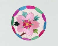 藏品(櫻花彩繡茶墊)的圖片