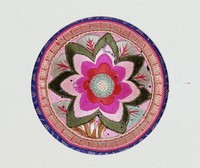 藏品(四季花彩繡茶墊)的圖片