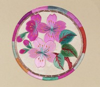 藏品(櫻花彩繡茶墊)的圖片