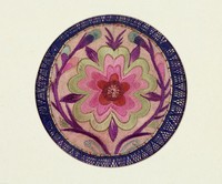 藏品(四季花彩繡茶墊)的圖片