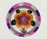 藏品(梅花彩繡茶墊)的圖片