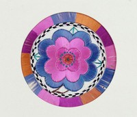 藏品(緋桃彩繡茶墊)的圖片