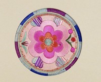 藏品(四季花彩繡茶墊)的圖片