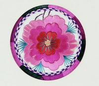 藏品(梅花彩繡茶墊)的圖片