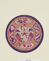 藏品(花鳥盤金杯墊)的圖片