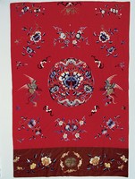 藏品(福壽花鳥彩繡圍幔)的圖片