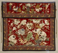 藏品(壽鶴桌圍刺繡)的圖片