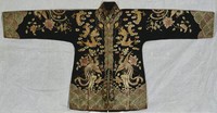 藏品(龍鳳紋黑緞繡金對襟衫)的圖片