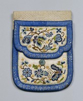 藏品(綴亮片花蝶紋荷包)的圖片