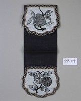 藏品(白地桃果紋褡褳荷包)的圖片