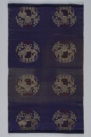 藏品(藍緞地炕枕頂)的圖片