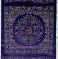 藏品(藍緞地凳面)的圖片