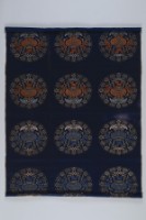 藏品(藍緞地炕枕頂)的圖片