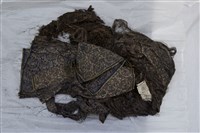 藏品(藍緞地織金)的圖片