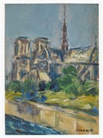 藏品(巴黎聖母院側影)的圖片
