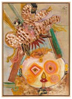 藏品(孩子與鳥)的圖片