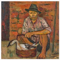 藏品(賣鵝者)的圖片