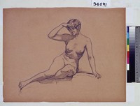 藏品(女性人體素描)的圖片