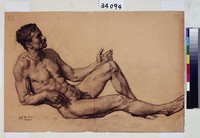 藏品(男性人體素描)的圖片