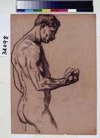 藏品(男性人體素描)的圖片