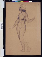 藏品(女性人體素描)的圖片