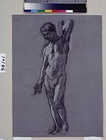 藏品(男性人體素描)的圖片