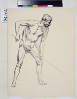 藏品(男性人體素描)的圖片